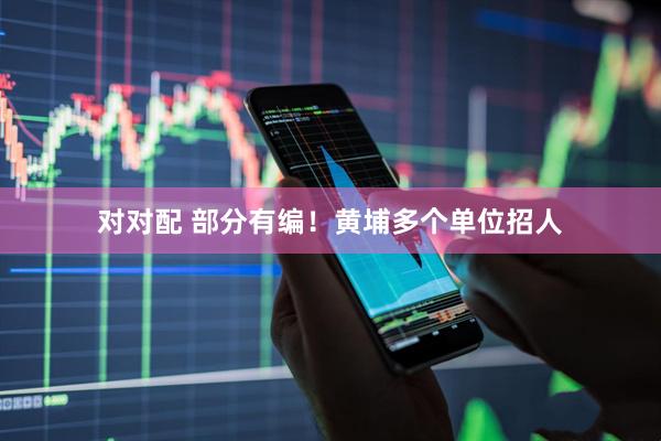 对对配 部分有编！黄埔多个单位招人